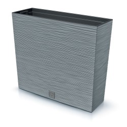 Vaso per Fiori Piante Furu Case | Rettangolare | Decorativo | in Plastica | 58x18x49,8 cm | da Interno Esterno | Volume 44 Litri | Design Moderno